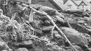 Lynmouth Floods Footage from the BBC [upl. by Ataliah]