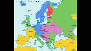 Name for Germany in European languages [upl. by Adnilemreh]