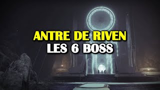 Destiny 2  Antre de Riven  Les 6 boss en solo lets play [upl. by Aryajay]