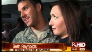 Tulsa soldier returns home proposes to his girlfriend [upl. by Liddy759]