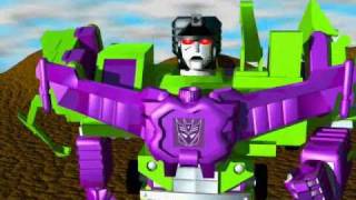 Transformers G1 Devastator 3D Animation [upl. by Nagorb987]