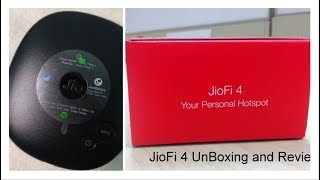 Reliance JioFi 4 Jio 4G Wirless Router amp Hotspot Unboxing amp Review [upl. by Yniattirb381]