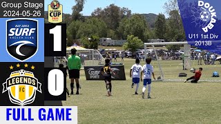 Bay Area Surf 13B PreMLS 10 Legends FC B13 PreECNL  Club America Cup U11 1st Div  20240525FG [upl. by Lessur]