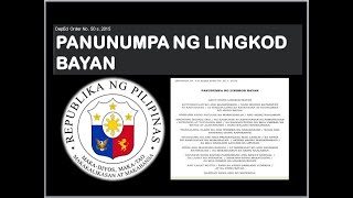 Panunumpa ng Lingkod Bayan DepEd Order No 50 s 2015 [upl. by Ratep]