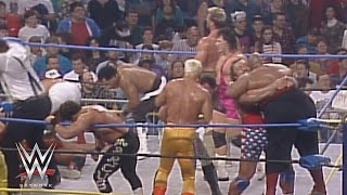 WWE Network Tworing 20Man BattleBowl Starrcade 1991 [upl. by Idak713]