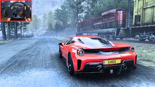 1418 Ferrari 488 Pista  Forza Horizon 5  Logitech G29 Steering Wheel Gameplay [upl. by Latsyc318]