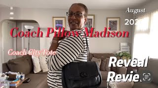 Coach Pillow Madison and Coach City Tote review [upl. by Anahsat529]