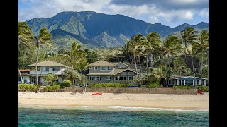 68765 Crozier Dr  Beachfront House for Sale on Oahus North Shore  MLS 202112875  Mokuleia Home [upl. by Kcim]