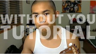 Without You  AJ Rafael UKULELE TUTORIAL [upl. by Annahavas]