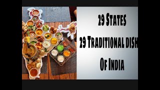 29 States with 29 Traditional amp Famous Food in India  Food of India [upl. by Kornher]