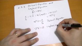 233 Poissons Equation and Laplaces Equation [upl. by Burdett]