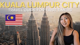 MALAYSIA TRAVEL GUIDE  50 Things To Do in Kuala Lumpur City 🇲🇾 [upl. by Aerdnuahs85]