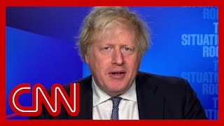 Boris Johnson reacts to Putins war in Ukraine [upl. by Eimyaj]