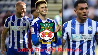 Latest Wrexham AFC Transfer Rumours  Wrexham Linked with Wigan Trio [upl. by Templas706]