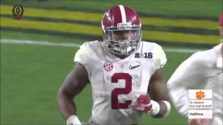 2016 CFP National Championship Game  1 Clemson vs 2 Alabama Highlights [upl. by Sula]