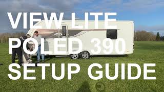 How to Setup an OLPRO View Lite 390 Caravan Awning [upl. by Odel285]