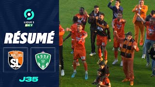 STADE LAVALLOIS MFC  AS SAINTÉTIENNE 2  1  Résumé  LAVAL  ASSE  20222023 [upl. by Becket614]