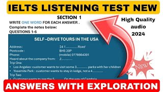 REAL IELTS LISTENING EXAM 2024 FULL OFFICIAL TEST BY IDP ✅ [upl. by Otreblig]