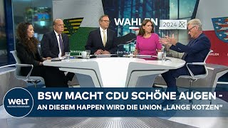 LANDTAGSWAHLEN IN SACHSEN UND THÜRINGEN Erste Einschätzungen zum Schicksalstag für Deutschland [upl. by Nela]