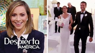 Satcha Pretto recordó el día de su boda en Barcelona [upl. by Ardnohsed]