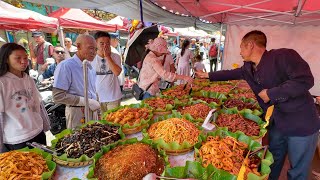 Historic Market in Yunnan China Authentic Food Bustling Hardworking Vendors Hub of Tradition [upl. by Pasadis156]