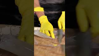 ASMR cleaning and cutting squid asmr [upl. by Asillam863]