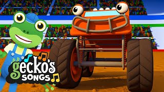 Max The Monster Truck Song🎵Classic Nursery Rhymes for Kids🎵Geckos Garage [upl. by Fachini357]