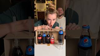 Угадываем Pepsi и 🇯🇵 CocaCola games игры веселыеигры fungame funnygames partygames challenge [upl. by Annalise898]