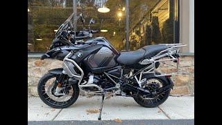 21 BMW R1250GSA Triple Black 6D56584 [upl. by Hahsi]