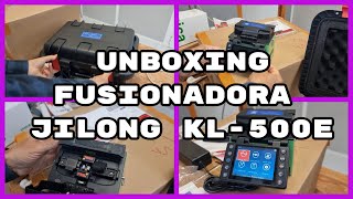 Unboxing Fusionadora de FO Jilong KL 500E 4K [upl. by Idnil979]