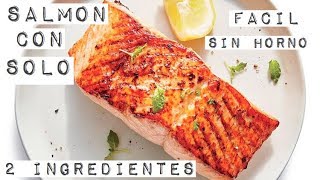 Salmon Sin Horno  Cocina En 15 Minutos cocinafacil [upl. by Radec]