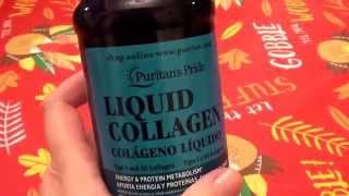 Puritans Pride Liquid Collagen REVIEW [upl. by Annayt684]