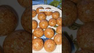 Hair fall dry fruits laddu👌🏻🔥 shorts recipe ytshorts [upl. by Eilhsa269]