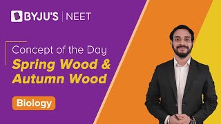 Spring wood and Autumn wood  BIOLOGY  NEET  Concept of the Day  Pushpendu Sir [upl. by Hylton]