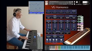 VG Harmonica Native Instruments Kontakt sound library [upl. by Notyarb575]