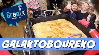 How to make Galaktoboureko w My Sister and Michael  Baking amp Cooking [upl. by Tootsie]