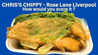 Fish Chips Mushy Peas Curry Gravy From Chriss Chippy Rose Lane [upl. by Tomas562]