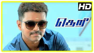 Theri movie  Full action scenes  Vijay  Samantha  Mahendran  Boxer Dheena  Stun Siva [upl. by Dewar]