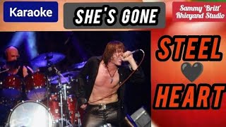 Shes Gone  Steelheart  Karaoke Version [upl. by Atirrehs]