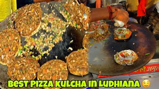 Best Pizza kulcha in Ludhiana 😱ll Just in ₹40🤯ll Ludhiana Street Food  India Street Food [upl. by Kei]