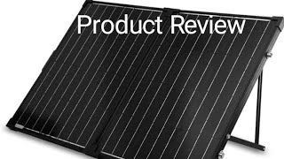 Renogy 100w 12V Portable Solar Panel Review  Review Series 1 [upl. by Dolly]