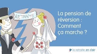 Retraite  la pension de réversion comment ça marche [upl. by Ceevah]