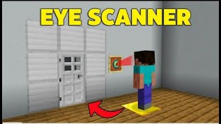 Actually Starting Working Eye Scanner in Minecraft Bedrock No Mods [upl. by Nart]