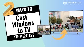 How to Cast Windows Screen to TV 2 Ways [upl. by Keir]