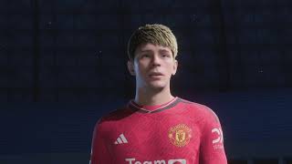 Toby Collyer FACE EA FC 24 Man United Lookalike [upl. by Ydoj]