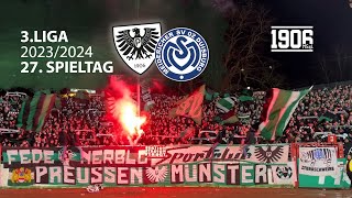 SC Preußen Münster 31 MSV Duisburg  Saison 20232024 3Liga 27Spieltag [upl. by Nataniel]