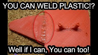 Weld Plastic with a Soldering Iron and Spare Filament [upl. by Odlanir]