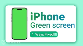 How to Fix iPhone Green Screen issue 2024  iPhone 12131415  iOS1817  iPhone 13 green screen [upl. by Inohs]