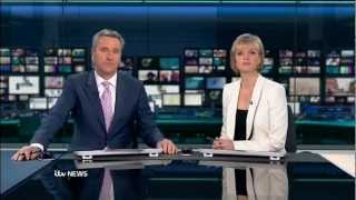 New Look ITV News at Ten 14th Jan 2013 [upl. by Rusell610]