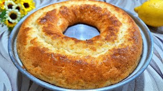 GÂTEAU AU CITRON EN 5 MINUTES 🍋👌  Vous ferez ce gâteau tous les jours Simple et savoureux [upl. by Einnob]